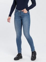 Cross Jeans Dżinsy - Skinny fit - w kolorze niebieskim rozmiar: W28/L32. Niebieskie jeansy damskie Cross Jeans. Za 61.75 zł.