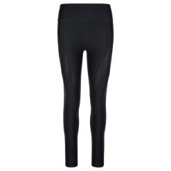 Damskie legginsy do biegania KILPI GEARS-W. Czarne legginsy damskie Kilpi, l, bez wzorów, z nylonu. Za 215.49 zł.