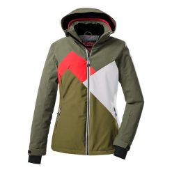 Kurtka narciarska damska Killtec KSW 83. Zielone kurtki damskie Killtec, na zimę, l, bez wzorów, bez kaptura. Za 849.99 zł.