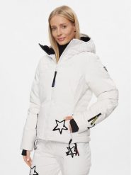 Rossignol Kurtka narciarska Stellar RLMWJ33 Biały Regular Fit. Białe kurtki sportowe damskie Rossignol, na zimę, s, bez wzorów, z syntetyku, bez kaptura. Za 3,359.00 zł.