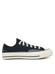 Converse Trampki Chuck 70 Varsity Vines A15549C Czarny. Czarne trampki damskie Converse, bez wzorów, z materiału, bez zapięcia. Za 359.99 zł.