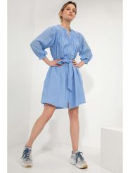 Josephine & Co Sukienka w kolorze błękitnym rozmiar: 40. Niebieskie sukienki damskie Josephine & Co, bez wzorów, z bawełny, bez ramiączek. Za 245.96 zł.