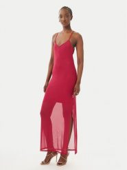 ONLY Sukienka letnia Magda 15372730 Czerwony ciemny Bodycon Fit. Czerwone sukienki damskie Only, bez wzorów, z syntetyku, bez ramiączek. Za 149.99 zł.