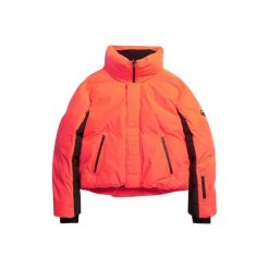 Damska kurtka puchowa Superdry Slalom. Brązowe kurtki sportowe damskie Superdry, na zimę, m, bez wzorów, z dżerseju, bez kaptura. Za 1,532.20 zł.
