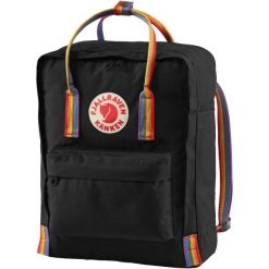 Plecak turystyczny Fjallraven Kanken Rainbow. Czarne plecaki Fjällräven, bez wzorów. Za 369.00 zł.
