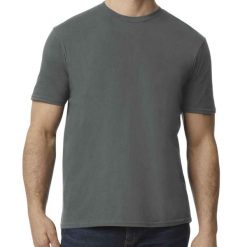 Koszulka Softstyle EZ Unisex Dla Dorosłych. Niebieskie bluzki damskie GILDAN, xl, bez wzorów, sportowe, bez kołnierzyka, bez ramiączek. Za 37.99 zł.