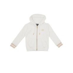 Bluza miękka z bawełna z kaptur na co dzień. Białe bluzy damskie LEONE 1947 APPAREL, bez wzorów, z bawełny, bez kaptura. W wyprzedaży za 100.07 zł.