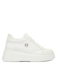 Aigner Sneakersy 1252570 Biały. Białe obuwie sportowe damskie Aigner, ze skóry, bez zapięcia. Za 1,609.00 zł.