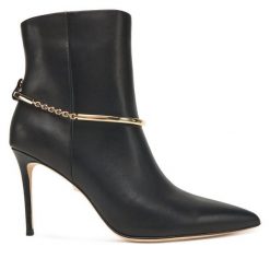Botki Marciano Guess. Czarne botki damskie Marciano Guess, bez obcasa, na szpilce, bez zapięcia. Za 1,319.00 zł.