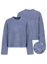 Sublevel Sweter w kolorze niebieskim rozmiar: L. Niebieskie swetry klasyczne damskie Sublevel, l, bez kołnierzyka. Za 139.87 zł.