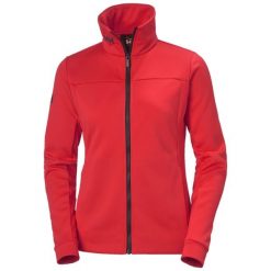 Damska kurtka polarowa Helly Hansen crew. Czerwone kurtki damskie Helly Hansen, bez wzorów, z polaru, bez kaptura. Za 309.99 zł.