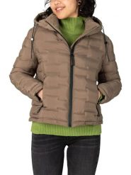 Timezone Kurtka pikowana "Bonded" w kolorze brązowym rozmiar: L. Brązowe kurtki damskie Timezone, l, bez wzorów, bez kaptura. Za 167.28 zł.