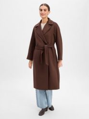 Weekend Max Mara płaszcz wełniany Kobiety wełna ze strzyży brązowy, 42. Brązowe płaszcze damskie Weekend Max Mara, bez wzorów, z wełny, bez kaptura. Za 3,599.95 zł.