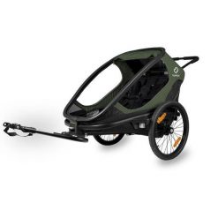 HAMAX Outback One fotelik rowerowy dla dzieci - zielony/czarny. Czarne foteliki rowerowe HAMAX. Za 3,882.90 zł.