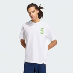 Koszulka Z Grafiką Audi Revolut F1 Team Gabriel Bortoleto. Białe bluzki damskie Adidas, bez wzorów, z dzianiny, sportowe, bez kołnierzyka, bez ramiączek. Za 179.00 zł.