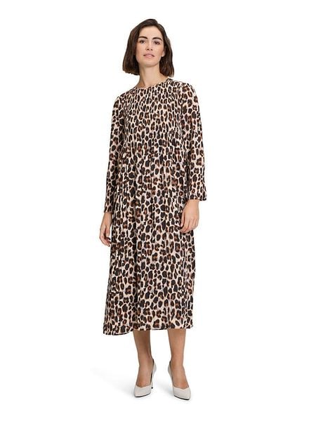 Betty Barclay Sukienka w kolorze beżowo-brązowo-szarym rozmiar: 46. Brązowe sukienki damskie Betty Barclay, bez wzorów, bez ramiączek. Za 154.07 zł.