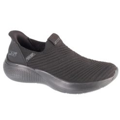 Buty sportowe Sneakersy damskie, Slip-Ins Bobs Infinity - Daily. Czarne obuwie sportowe casual damskie Skechers, z materiału, trekkingowe. Za 289.99 zł.