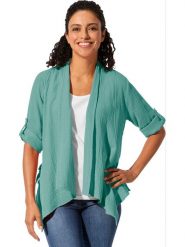 WITT WEIDEN Kardigan w kolorze turkusowym rozmiar: 38. Niebieskie kardigany damskie WITT WEIDEN, bez wzorów, z bawełny. Za 56.99 zł.