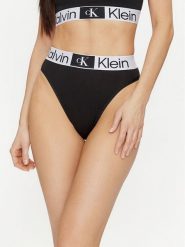 Calvin Klein Underwear Figi klasyczne 000QF7810E Czarny. Czarne figi Calvin Klein Underwear, bez wzorów, z bawełny. Za 109.99 zł.