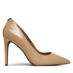 Szpilki MICHAEL Michael Kors. Brązowe szpilki damskie MICHAEL Michael Kors, bez wzorów, bez obcasa, na szpilce, bez zapięcia. Za 479.99 zł.