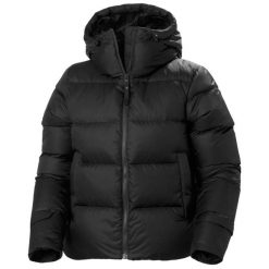 Damska kurtka puchowa Helly Hansen Essence. Czarne kurtki damskie Helly Hansen, bez wzorów, z puchu, bez kaptura. Za 977.45 zł.