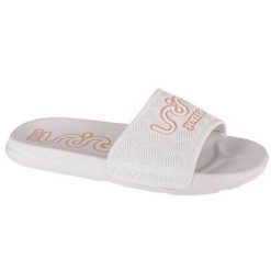 Klapki Damskie S.Land. Białe klapki damskie Joma, bez wzorów, z gumy, z otwartym noskiem, bez obcasa, na obcasie, bez zapięcia. Za 93.99 zł.