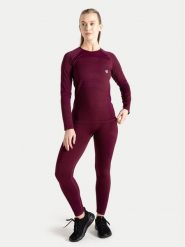 Dare2B Komplet bielizny termoaktywnej In The Zone III Bl Se DWU415 Bordowy Slim Fit. Czerwone biustonosze sportowe damskie DARE2B, bez wzorów, z syntetyku. Za 179.99 zł.