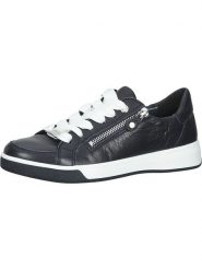 Ara Shoes Skórzane sneakersy w kolorze granatowym rozmiar: 36,5. Niebieskie obuwie sportowe damskie Ara Shoes, z materiału, bez zapięcia. Za 215.21 zł.