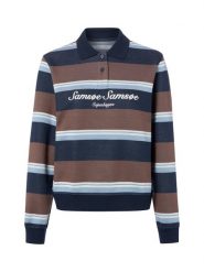 Samsøe Samsøe Bluza Kobiety Bawełna (100%) brązowy, L. Brązowe bluzy damskie Samsøe & Samsøe, l, bez wzorów, z bawełny, bez kaptura. Za 749.95 zł.