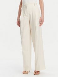 Simona Corsellini Spodnie materiałowe P25CPPA01901 Écru Relaxed Fit. Spodnie materiałowe damskie SIMONA CORSELLINI, bez wzorów, z materiału. Za 759.99 zł.