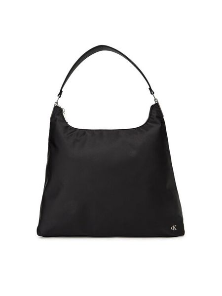 Calvin Klein Torebka LV04K3218G Czarny. Czarne torebki klasyczne damskie Calvin Klein, z materiału, bez dodatków. Za 329.99 zł.