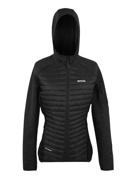 Regatta Kurtka hybrydowa "Newhill" w kolorze czarnym rozmiar: 36. Czarne kurtki sportowe damskie Regatta, bez wzorów, z puchu, bez kaptura. Za 126.75 zł.