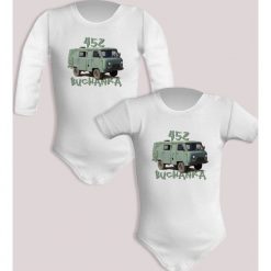 UAZ Buchanka — body. Body niemowlęce nikiniki, na lato, bez wzorów, z bawełny, bez kołnierzyka, bez ramiączek. W wyprzedaży za 50.15 zł.