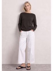 Street One Sweter w kolorze ciemnobrązowym rozmiar: 38. Brązowe swetry klasyczne damskie Street One, bez kołnierzyka. Za 134.95 zł.