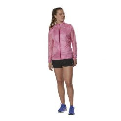 Kurtka Aero Mizuno dla kobiet. Fioletowe kurtki damskie Mizuno, bez wzorów, bez kaptura. Za 209.99 zł.