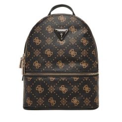 Plecak Guess. Czarne plecaki Guess, z aplikacjami. Za 449.99 zł.