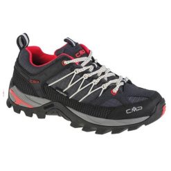 Damskie Buty Do Chodzenia Rigel Suede Low Cut. Szare obuwie trekkingowe damskie CMP, z gumy, bez zapięcia. Za 613.99 zł.