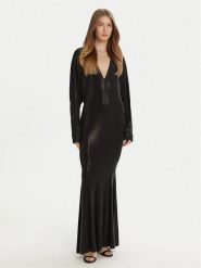 NORMA KAMALI Sukienka wieczorowa ST3243LMF19001 Czarny Slim Fit. Czarne sukienki damskie Norma Kamali, bez wzorów, z syntetyku, wizytowe, bez ramiączek. Za 859.99 zł.