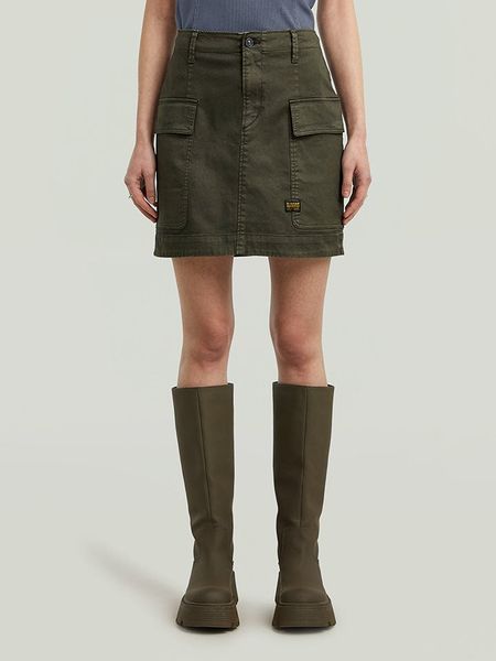 G-Star Spódnica dżinsowa w kolorze khaki rozmiar: 26. Brązowe spódnice damskie G-Star, na co dzień, bez wzorów, retro, mini. Za 209.95 zł.