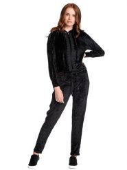 Vive Maria Spodnie dresowe "Velvet Dream" w kolorze czarnym rozmiar: XL. Czarne spodnie dresowe damskie Vive Maria, xl, bez wzorów, z dresówki. Za 118.56 zł.