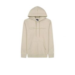 Bluza Champion beżowa 220782-YS084 z kapturem. Brązowe bluzy damskie ЇDLO, s, bez wzorów, z bawełny, z kapturem. Za 190.99 zł.
