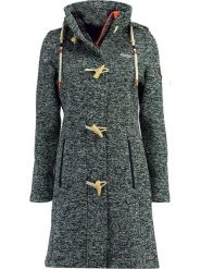 Geographical Norway Płaszcz polarowy "Tantastique" w kolorze niebieskim rozmiar: L. Niebieskie płaszcze damskie Geographical Norway, l, z aplikacjami, z polaru, bez kaptura. Za 292.89 zł.