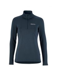 Craft Gain Midlayer W – lekka bluza z podszyciem, pół-rozpinana – Night. Niebieskie bluzy damskie Craft, xs, bez wzorów, z elastanu, bez kaptura. Za 260.50 zł.