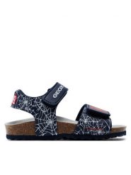 Geox Sandały J Ghita Boy J458LE 0006A C0735 M Granatowy. Niebieskie sandały chłopięce Geox, ze skóry, bez zapięcia. Za 259.99 zł.