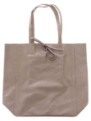 Zwillingsherz Skórzany shopper bag w kolorze beżowym - 40 x 45 cm rozmiar: onesize. Brązowe shopper bag Zwillingsherz, bez wzorów, z materiału, na ramię, bez dodatków. Za 164.95 zł.