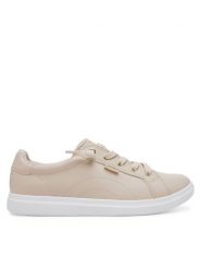 Skechers Sneakersy BOBS D'Vine - Instant Delight 114456/NAT Brązowy. Brązowe obuwie sportowe damskie Skechers, ze skóry, bez zapięcia. W wyprzedaży za 149.99 zł.