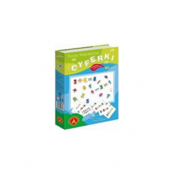 Puzzle magnetyczne Cyferki. Szare bez kategorii Alexander. Za 27.28 zł.