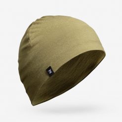 Czapka trekkingowa Forclaz MT500 merino. Brązowe czapki damskie FORCLAZ, bez wzorów, z materiału. Za 59.99 zł.