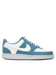 Nike Sneakersy Court Vision Lo Nn DH3158 Niebieski. Niebieskie obuwie sportowe damskie Nike, ze skóry, bez zapięcia. Za 309.99 zł.
