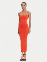 Wolford Sukienka codzienna Strap Fatal 57185 Czerwony Slim Fit. Czerwone sukienki damskie Wolford, bez wzorów, z syntetyku, bez ramiączek. Za 549.99 zł.